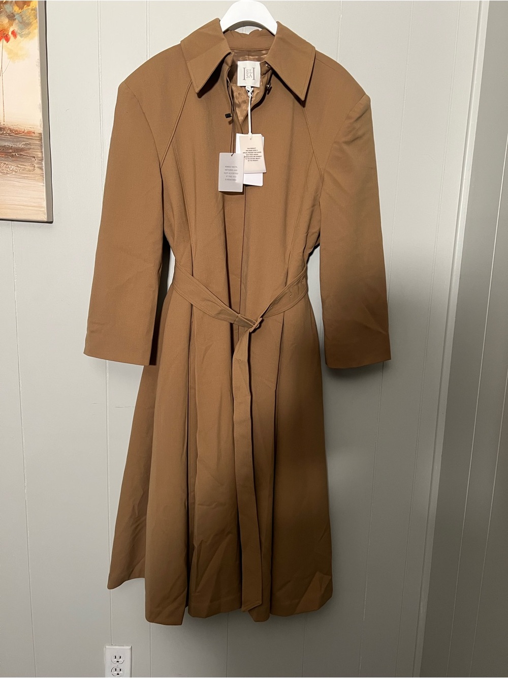 Helsa
Wool Blend Midi Trench in Nutmeg - Picture 7 of 8